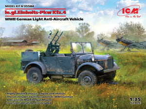 ICM 35584 le.gl.Einheits-Pkw Kfz.4 Véhicule antiaérien léger allemand de la Seconde Guerre mondiale 1/35
