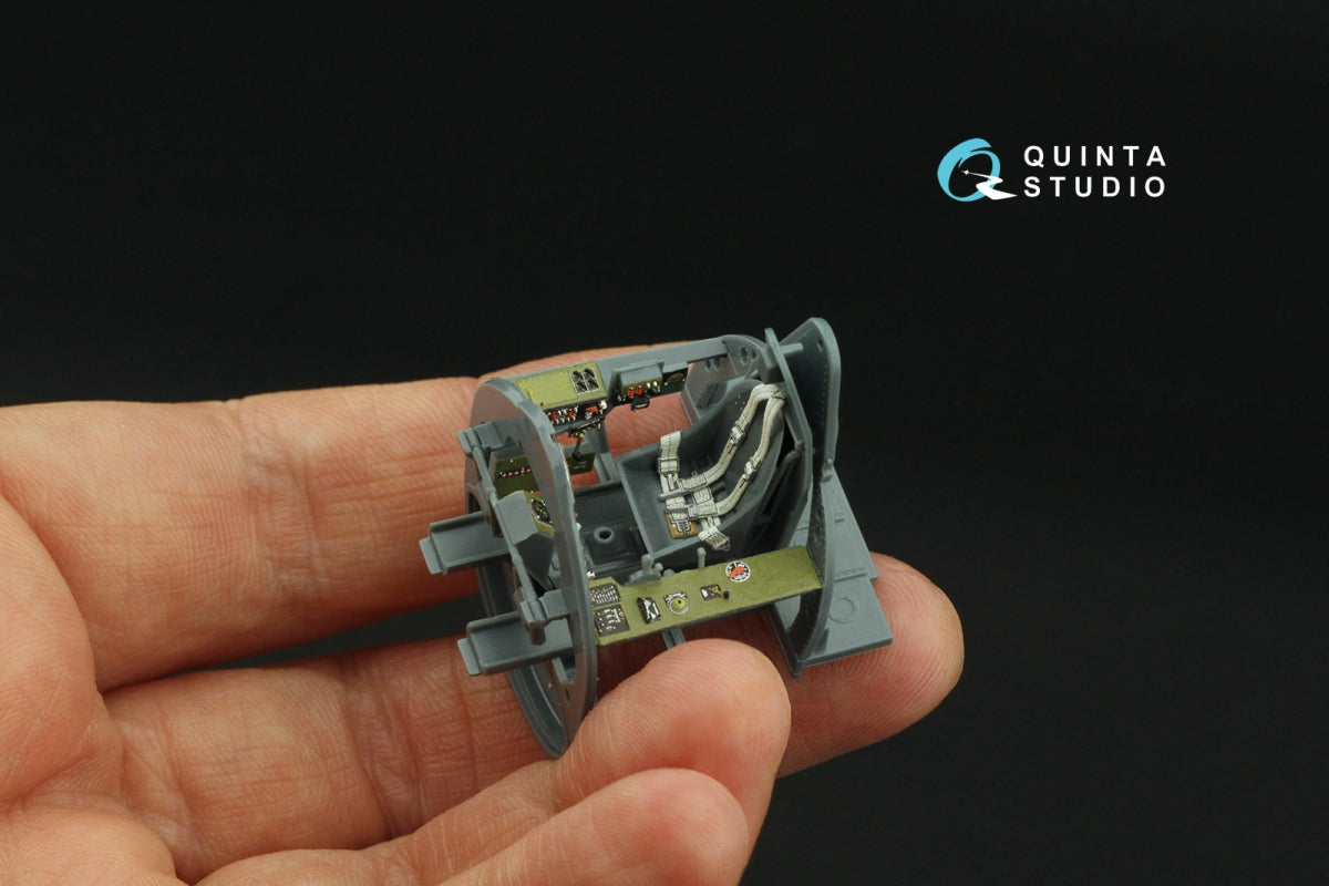 Quinta Studio QD48421 FM-2 Wildcat 3D-Printed &amp;amp; coloured Interior on decal paper (Eduard) 1/48 – immagine 7