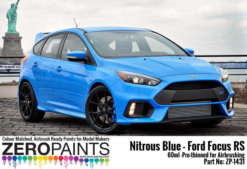 Zero Paints ZP-1431 Nitrous Blue - Ford Focus RS Paint 60ml – image 2