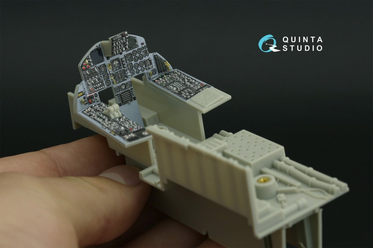 Quinta Studio QDS-32155 F-15C Early/F-15A/F-15J early 3D-Printed &amp;amp; coloured Interior on decal paper (Tamiya) (small version) 1/32 – Bild 7