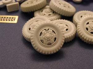 Panzer Art RE35-053 Road wheels for Sd.Kfz 232/232 8 rad (with spare) 1/35 – zdjęcie 3