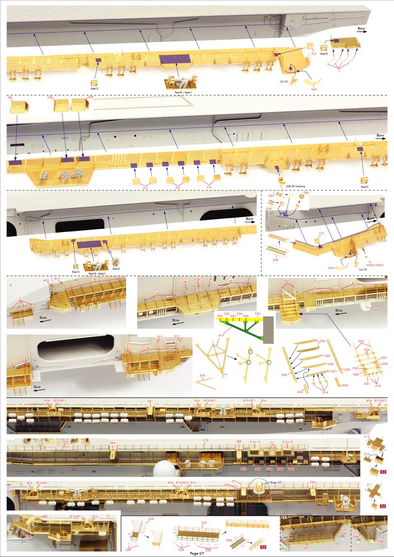 Pontos 37041F1 USS LHD-1 Wasp Detail Up Set 1/350 – immagine 28