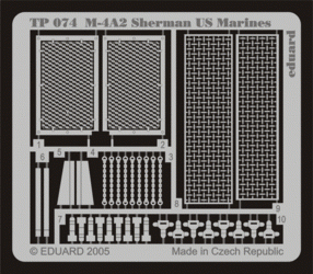Eduard TP074 M-4A2 Sherman US Marines 1/35 Academy