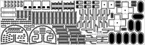 Pontos 22002F1 USS BB-63 Missouri 1945 Detail Up Set (Without wooden deck) 1/200 – image 9
