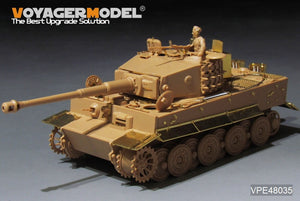 Maquette Voyager VPE48035 Char Tiger I allemand de la Seconde Guerre mondiale, production tardive, pour Tamiya 32575, échelle 1/48 – image 4