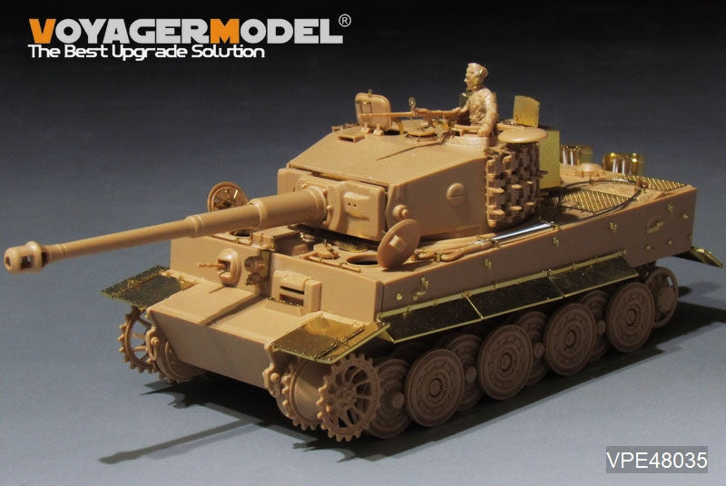 Maquette Voyager VPE48035 Char Tiger I allemand de la Seconde Guerre mondiale, production tardive, pour Tamiya 32575, échelle 1/48 – image 4
