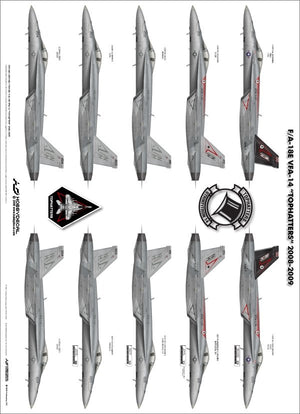 HobbyDecal AL48010V1 F/A-18E Tophatters 2008-2009 1/48 – image 3