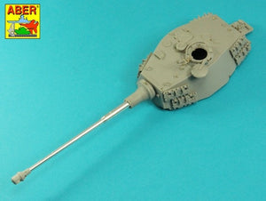 Aber 35L-335 Canon allemand de 88 mm KwK 43 L/71 sans frein de bouche pour Tiger II, Ausf.B Serien Turm &amp;amp; Jagdpanther -fin 1/35 – image 7