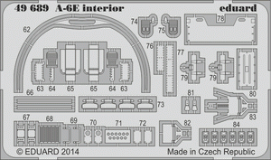 Eduard 49689 A-6E interior S. A. HOBBY BOSS 1/48 – imagen 2