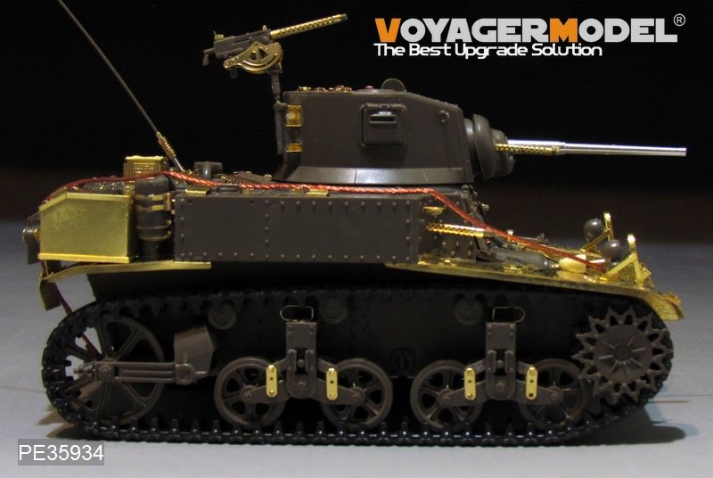 Voyager Model PE35934 WWII US M3 Stuart light tank basic For TAMIYA 35360 1/35 – immagine 17