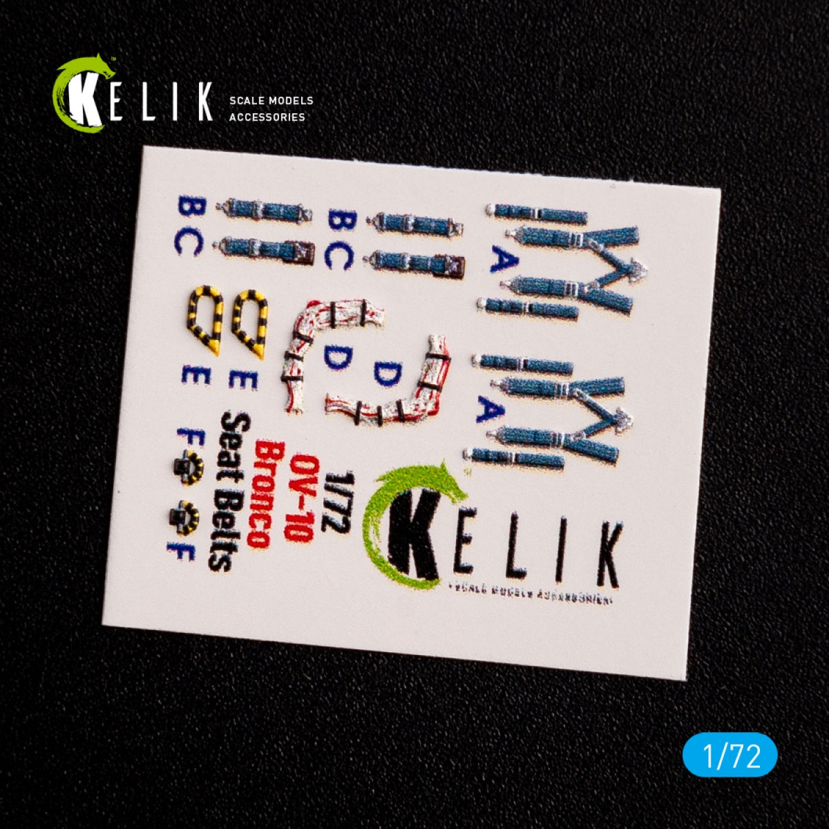 KELIK K72081 OV-10D+ &amp;quot;Bronco&amp;quot; interior 3D decals for ICM kit 1/72 – immagine 2