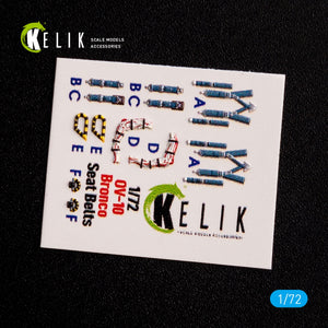 KELIK K72081 OV-10D+ &amp;quot;Bronco&amp;quot; interior 3D decals for ICM kit 1/72 – immagine 2