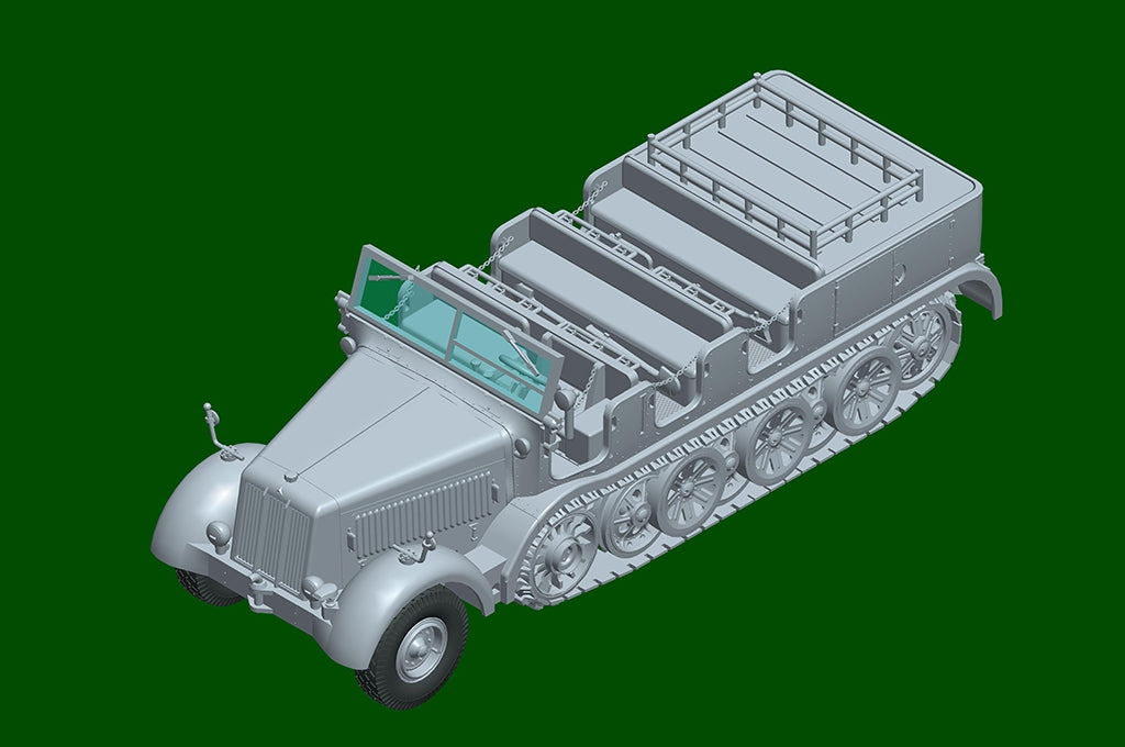 Trumpeter 07403 allemand Sd.Kfz. 8 Schwerer Zugkraftwagen 12t 1/72  – image 11