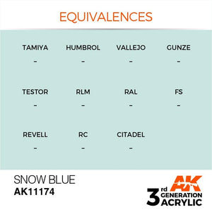 AK Interactive AK11174 BLEU NEIGE – STANDARD 17 ml – image 2