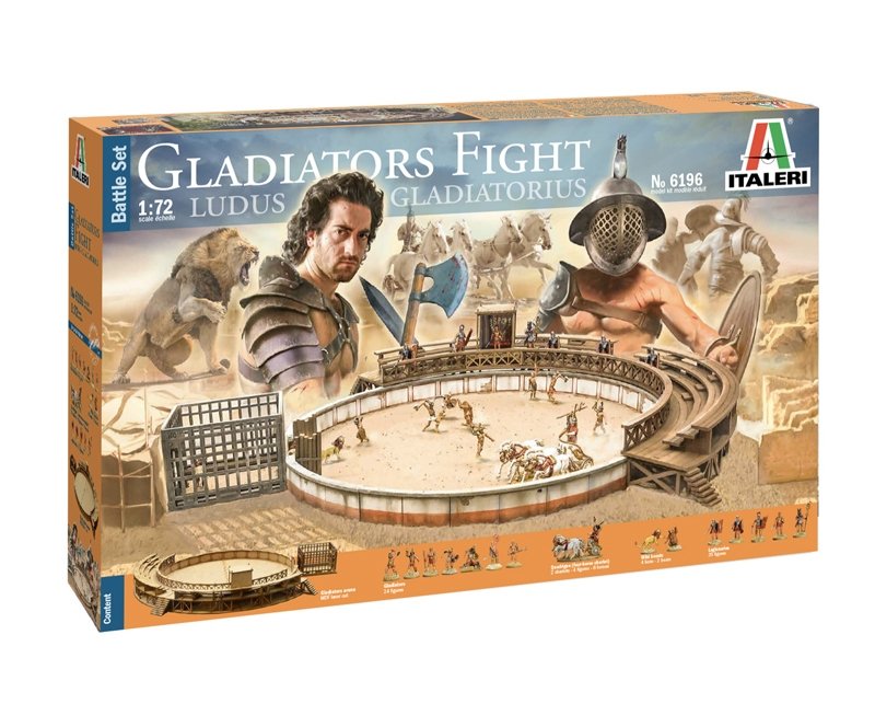 Italeri 6196 COMBAT DE GLADIATEURS - COFFRET DE BATAILLE 1/72