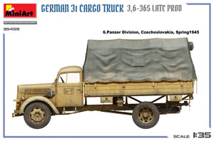 MiniArt 35459 German 3t Cargo Truck 3.5-36s Late Production 1/35 – Bild 15