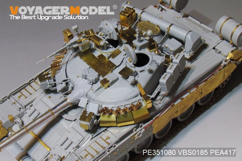 Voyager Model PE351080 Modern Russian T-80UK Main Battle Tank (smoke discharger include) For TRUMPER 09578 1/35 – immagine 11