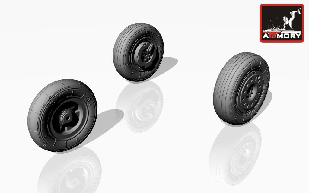 Armory Models AW72022 Yakovlev Yak-38 Forger wheels 1/72 – image 4