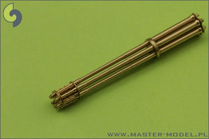 Master AM-48-037 M61 A1 Vulcan - Six-barrelled rotary 20mm cannon - turned barrels with etched barrel clamps 1/48 – zdjęcie 2