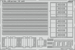 Baies de canons Eduard 32456 P-40E 1/32 TRUMPETER – image 2