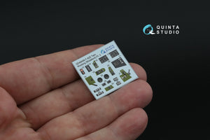 Quinta Studio QD48496 F-82E Twin Mustang 3D-Printed coloured Interior on decal paper (Modelsvit) 1/48 – immagine 6