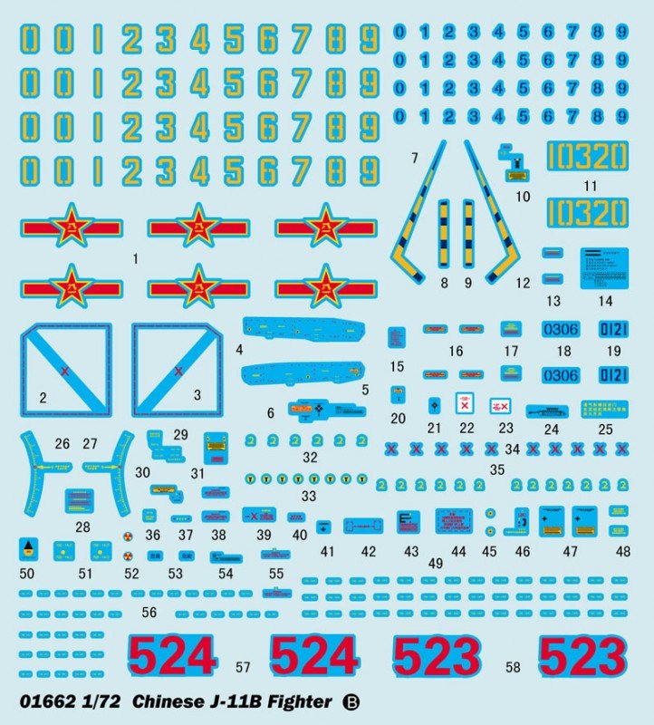 Trumpeter 01662 Chinese J-11B 1/72 – image 11