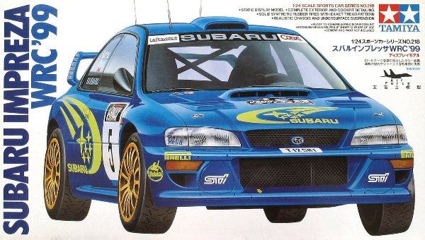 Tamiya 24218 Subaru Impreza WRC '99 1/24