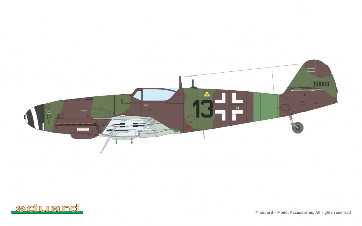 Eduard 70162 Bf 109G-10 ERLA ProfiPACK Edition 1/72