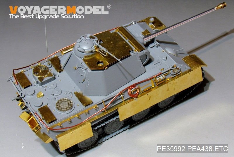 Voyager Model PEA438 WWII German Panther A/G Pz.Rgt.26 Anti Aircraft Armor（For TAKOM 2119/2120/2121) 1/35 – immagine 6