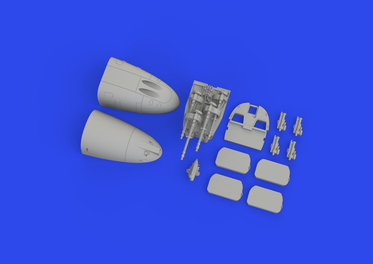 Eduard 672311 Bf 110E nose guns PRINT EDUARD 1/72 – immagine 2