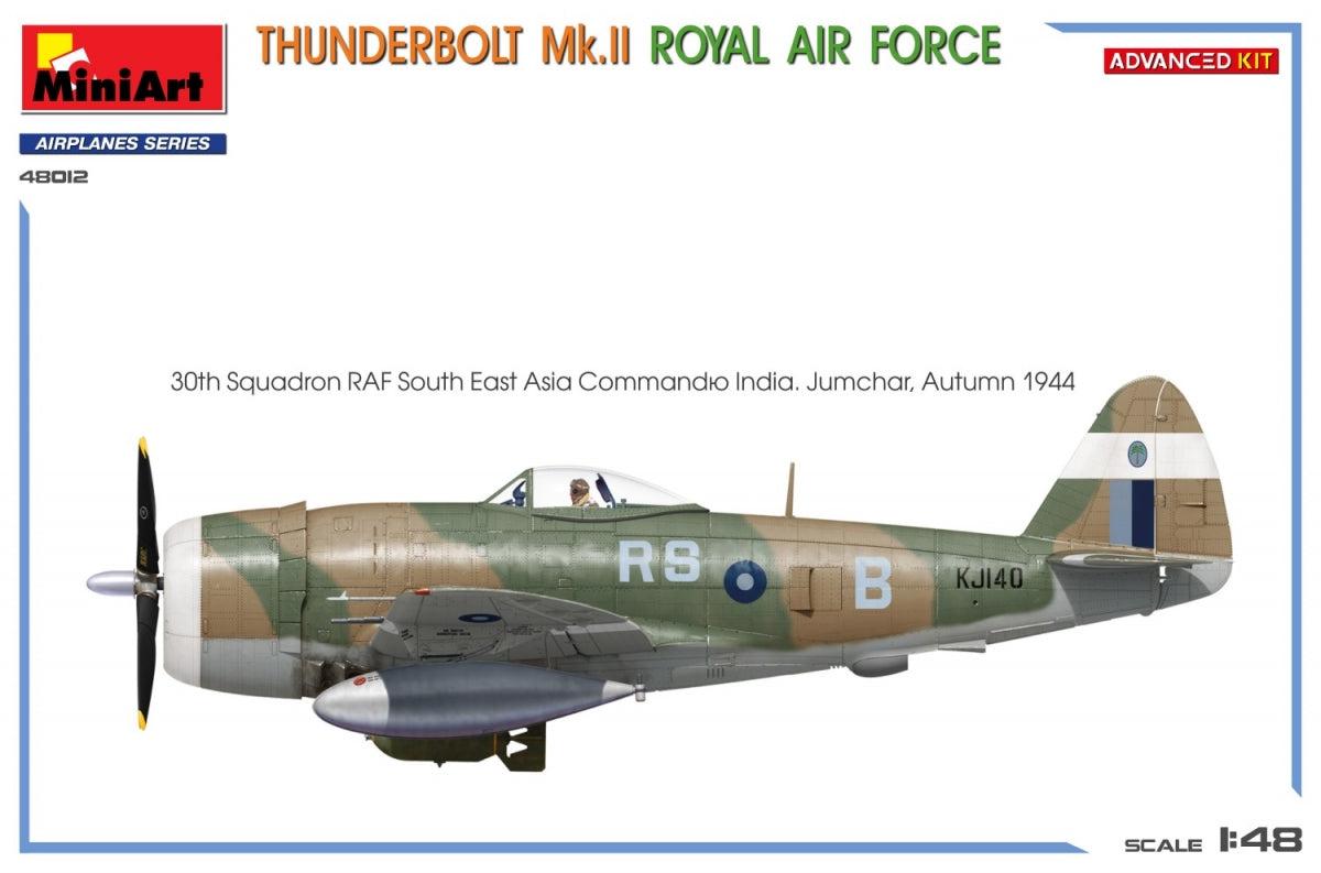 MiniArt 48012 THUNDERBOLT Mk.II. FORCE AÉRIENNE ROYALE. KIT AVANCÉ 1/48  – image 6