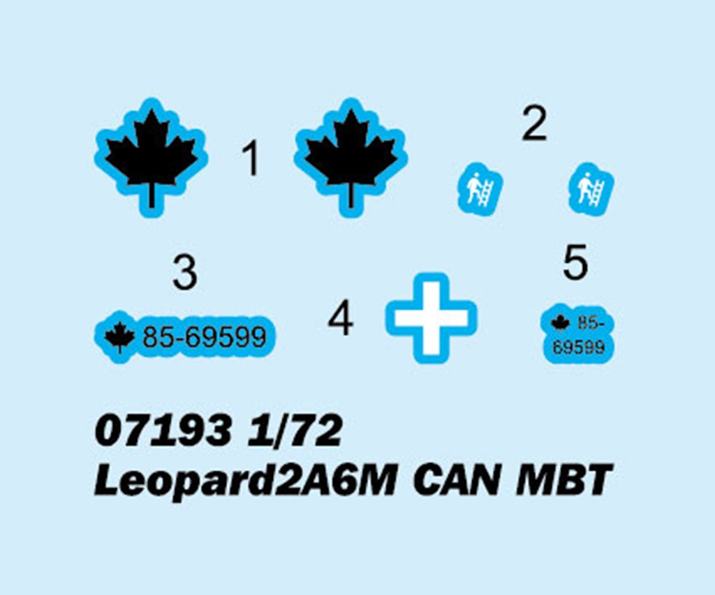 Trumpeter 07193 Leopard2A6M CAN MBT 1/72 – immagine 3