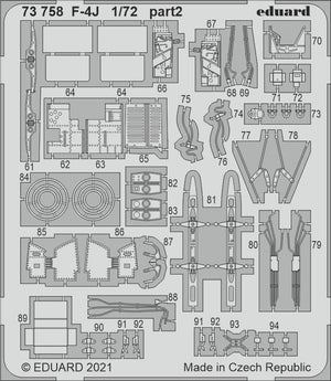 Eduard 73758 F-4J FINE MOLDS 1/72 – immagine 3