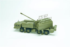 Modelcollect PP72001 Russian 130 mm coastal defense gun A-222 bereg pre-painted Kit 1/72 – imagen 9