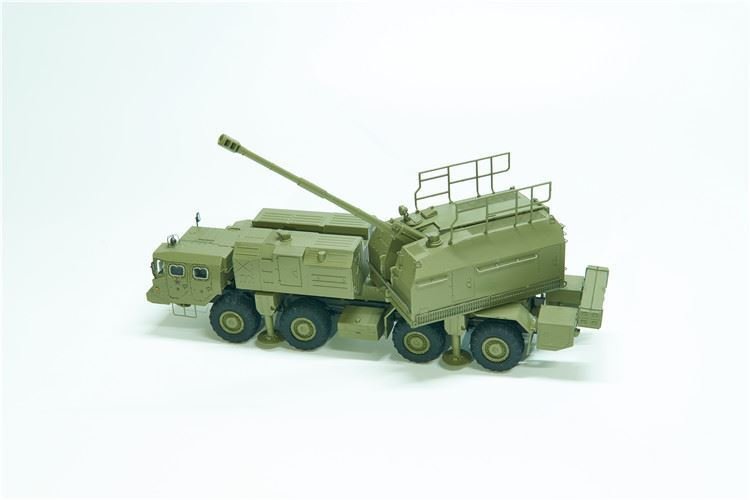 Modelcollect PP72001 Russian 130 mm coastal defense gun A-222 bereg pre-painted Kit 1/72 – imagen 9