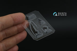 Quinta Studio QC72004 MiG-3 vacuumed clear vacuformed canopy (for Armory kit) 1/72