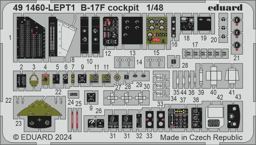 Eduard BIG49426 B-17F regular nose PART I EDUARD 1/48 – immagine 2