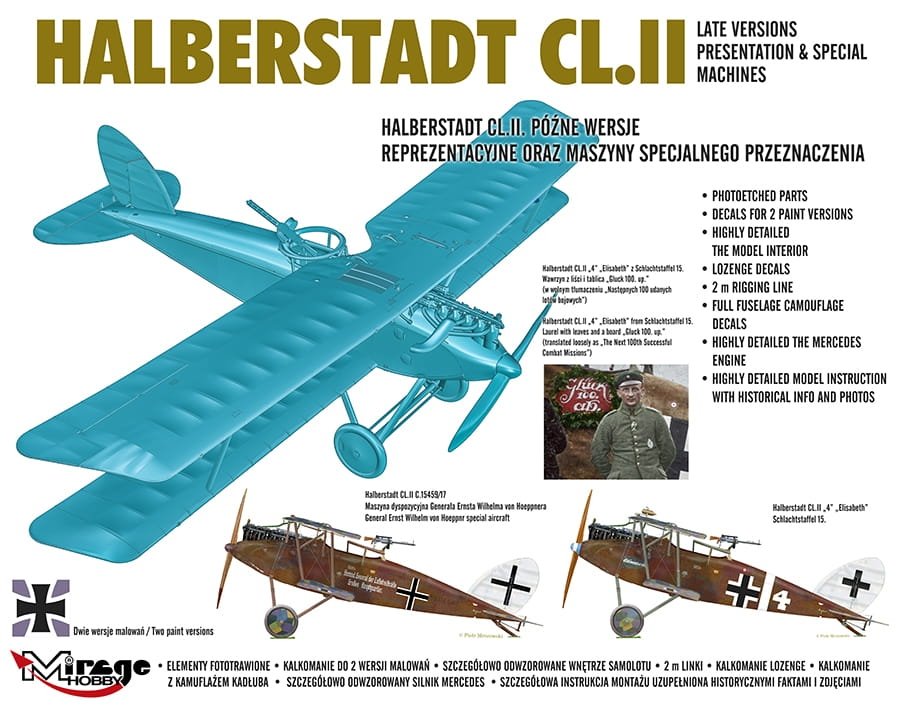 Mirage Hobby 481405 Halberstadt CL.II 1/48 – imagen 9