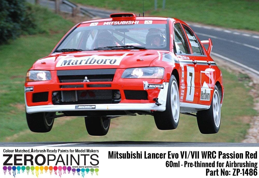 Peinture Zero Paints ZP-1486 Mitsubishi Lancer Evo VI WRC Rouge Passion 60 ml – image 2