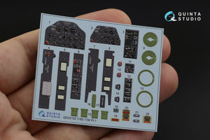 Quinta Studio QD32102 T-6G 3D-Printed coloured Interior on decal paper (Kitty Hawk) 1/32 – immagine 4