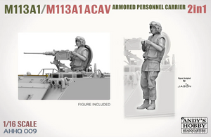 Andy&amp;#39;s Hobby Headquarters AHHQ-009 M113A1 / M113A1 ACAV 2 in 1 Kit 1/16 – image 7