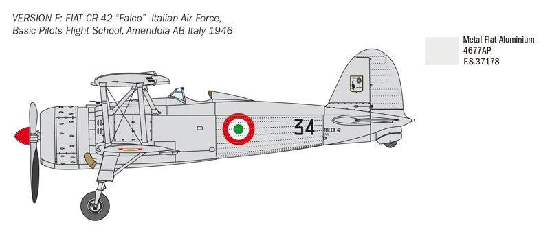 Italeri 2801 FIAT CR.42 Falco 1/48 – Bild 4