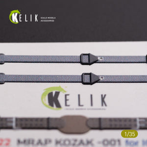 KELIK K35022 Kozak-001 Ukrainian MRAP 3D decals for ICM kit 1/35 – immagine 8