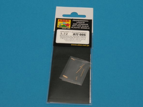 Aber A72 006 Armement pour chasseur allemand Me 109G-5 à K-6 (1/72) – image 6