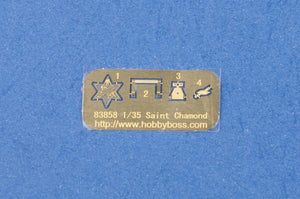 Hobby Boss 83859 French Saint Chamond Heavy Tank Medium – immagine 9
