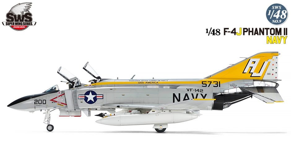 Zoukei-Mura SWS4809 F-4J Phantom II Navy 1/48 – immagine 2