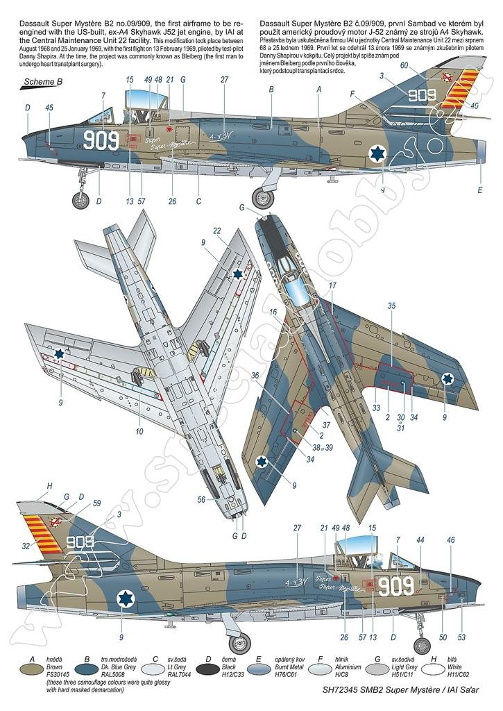 Special Hobby 72345 SMB-2 Super Mystère &amp;#39;Sa’ar – Israeli Storm in the Sky&amp;#39; 1/72 – zdjęcie 3