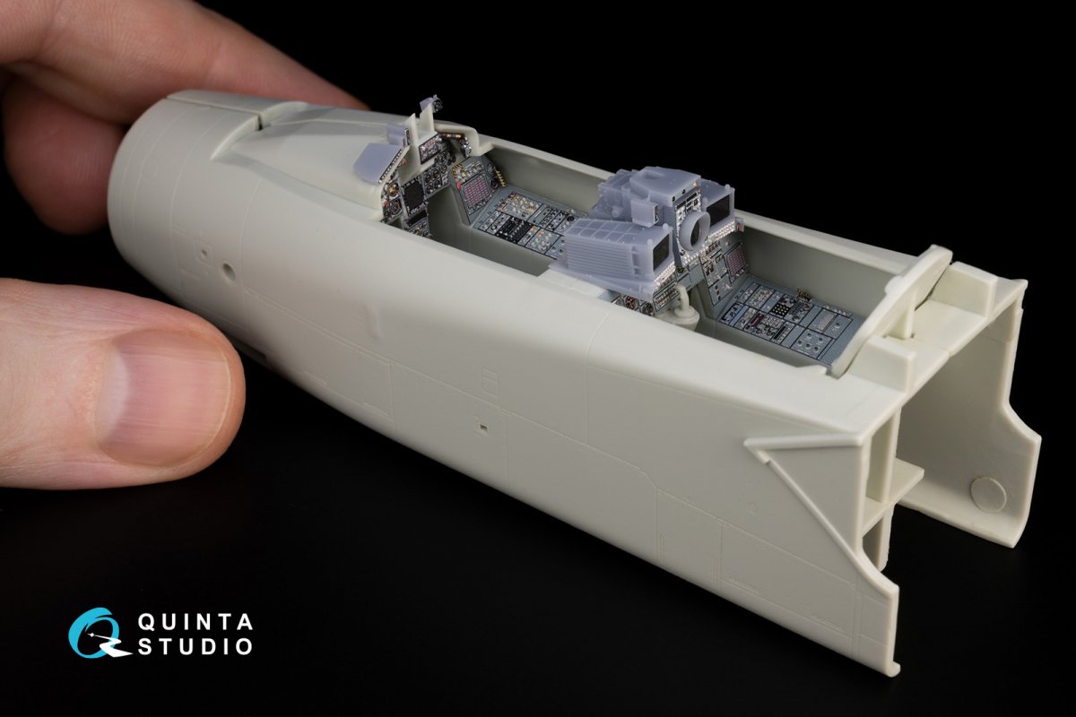 Quinta Studio QD+48204 Tornado ECR German 3D-Printed &amp;amp; coloured Interior on decal paper (Revell) (with 3D-printed resin parts) 1/48 – zdjęcie 12