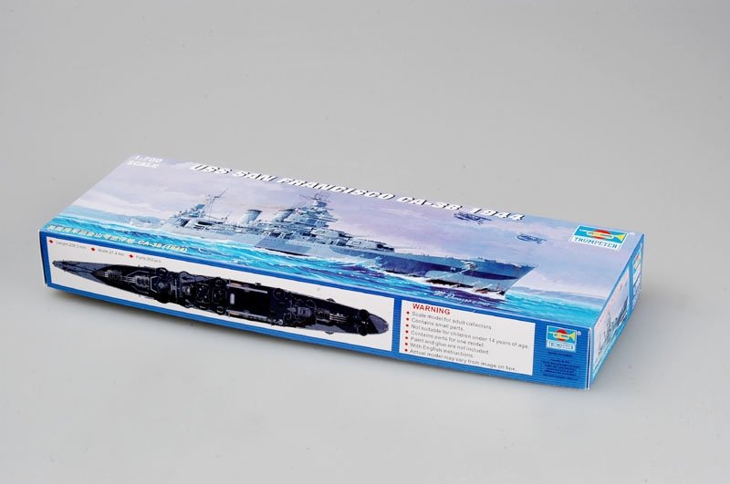 Trumpeter 05747 USS San Francisco CA-38 1944 1/700 – zdjęcie 2