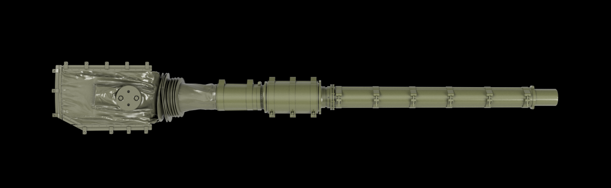 Panzer Art GB35-144 M68 Gun barrel for IDF Merkava 1&amp;amp;2 MBT 1/35 – imagen 3